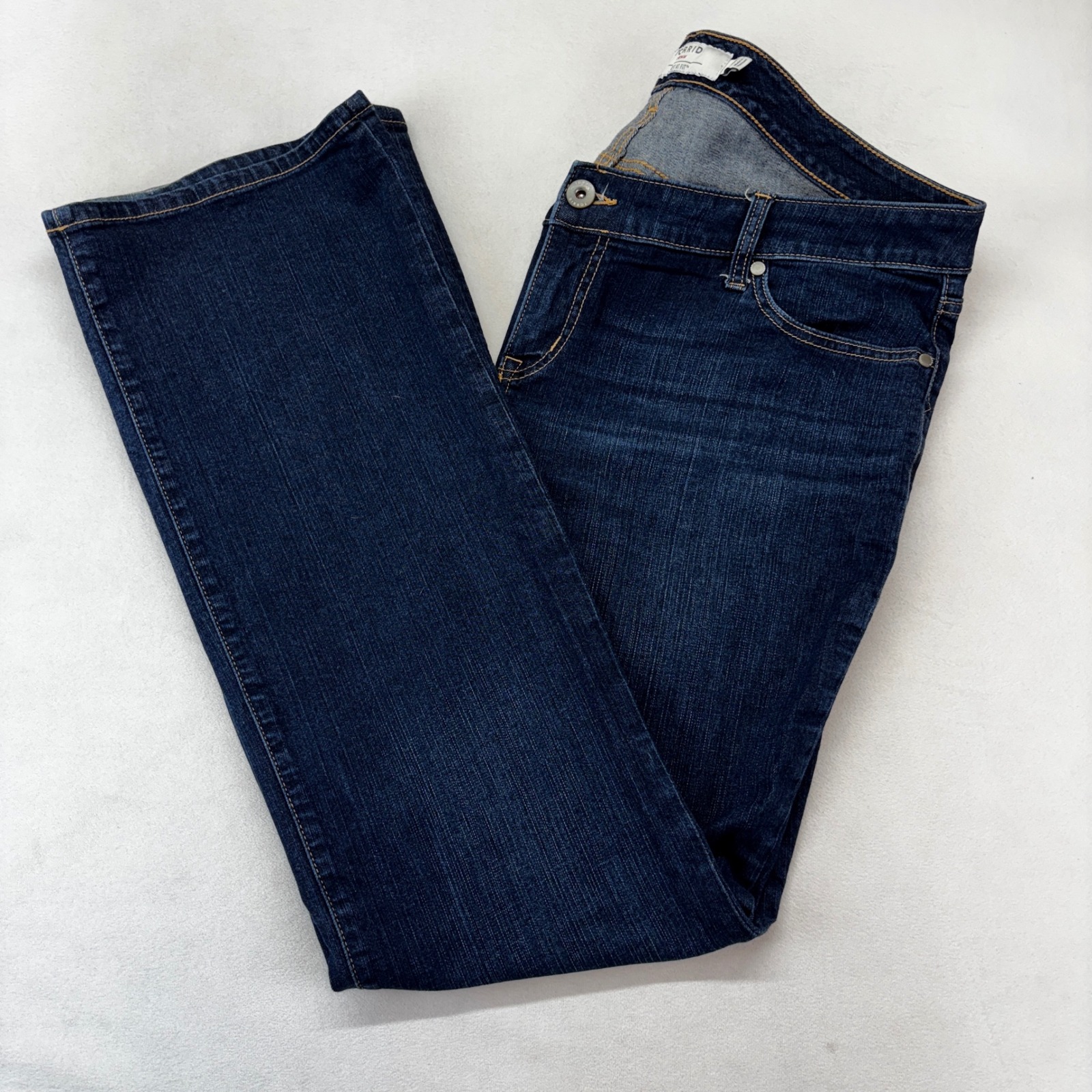 Torrid Relaxed Bootcut Jeans Women 18r Dark Wash First At Fit Stretch Denim